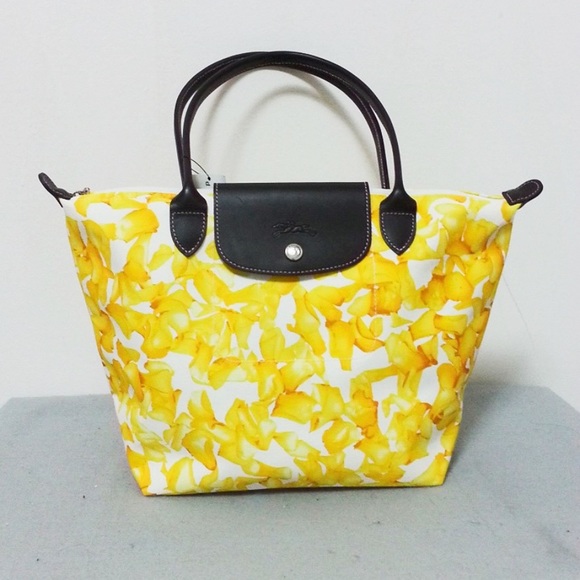 NWT Authentic Longchamp Limited Darshan Floral Bag - Picture 3 of 7
